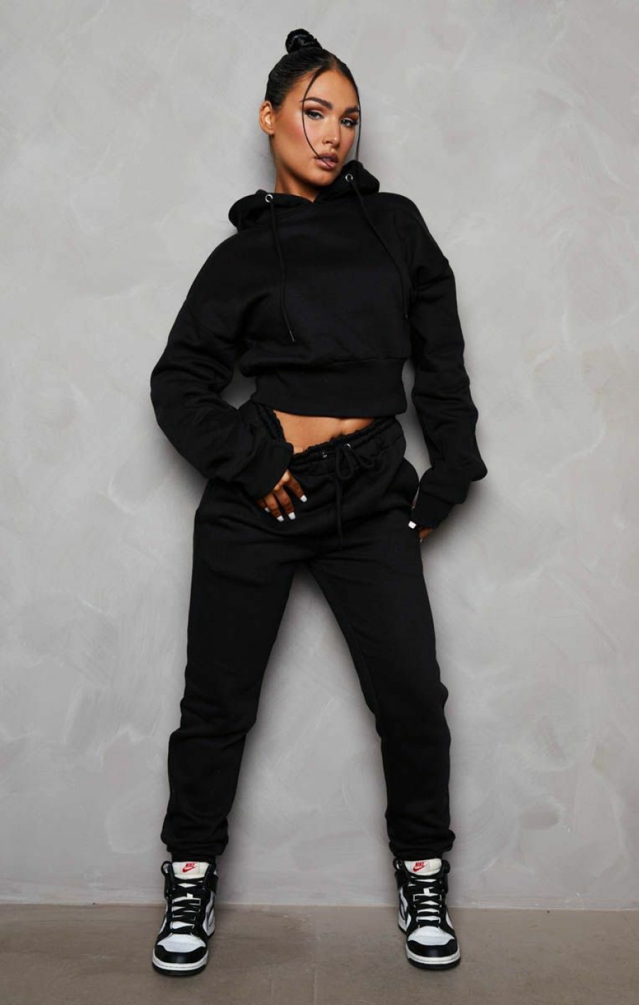 Sage Zip Up Hoodie Cuffed Joggers Loungewear Set Sibyl, Femme Luxe